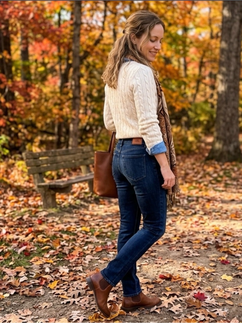 Ralph Lauren Women's Dark Blue Straight Jeans